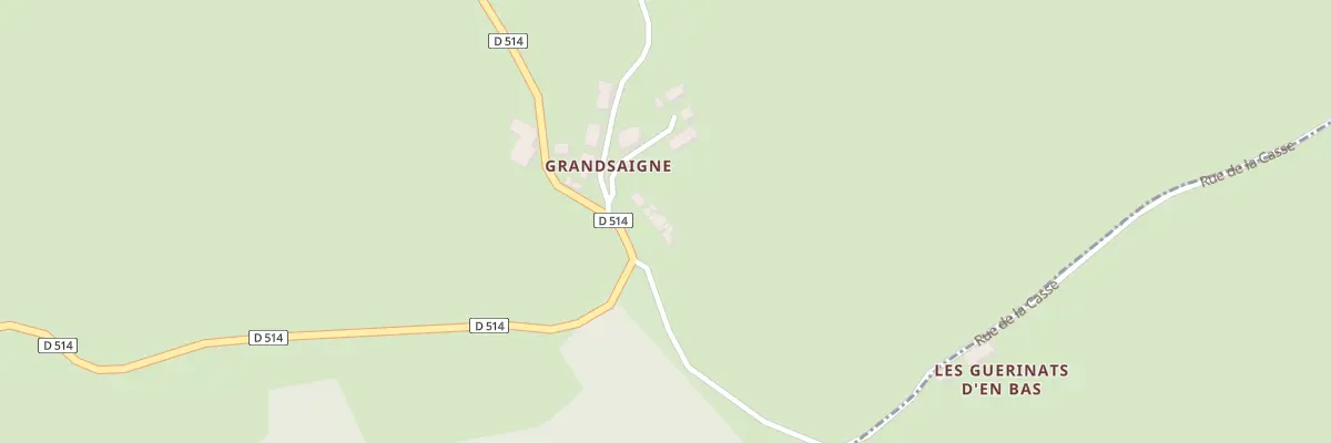 Plan du 5118 Grand Saigne à Virlet