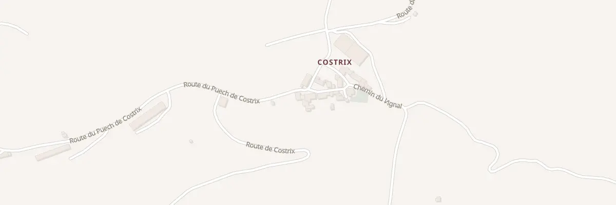 Plan du 5339 Costrix à Broquiès