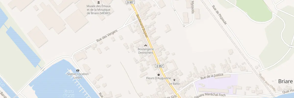 Plan du 33 Bd Buyser à Briare