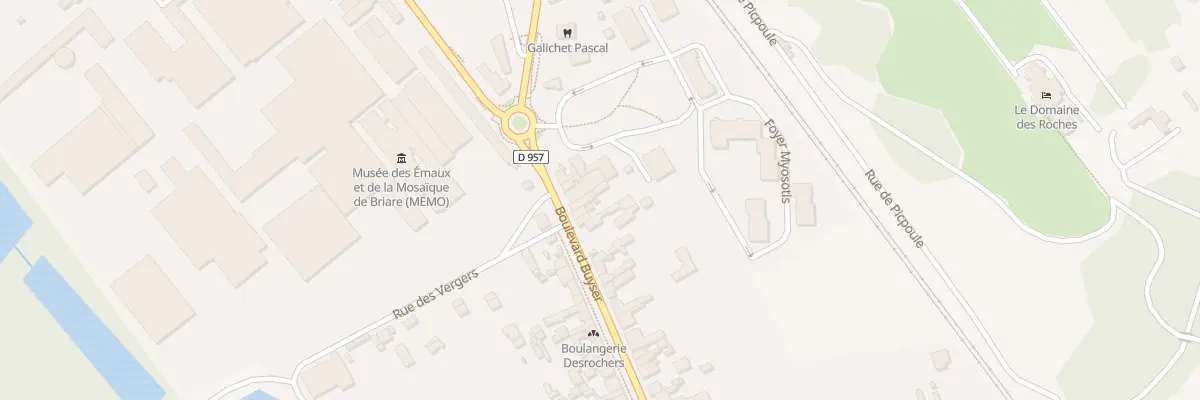 Plan du 52 Bd Buyser à Briare