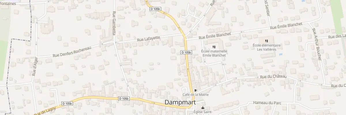 Plan du 3 Rue de la République à Dampmart