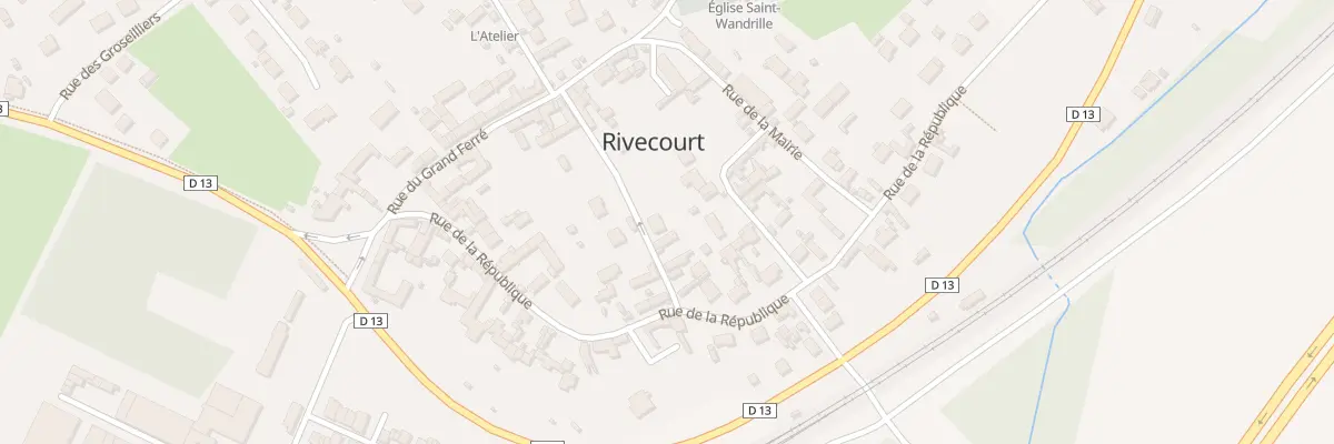 Plan du 3B Rle du Village à Rivecourt