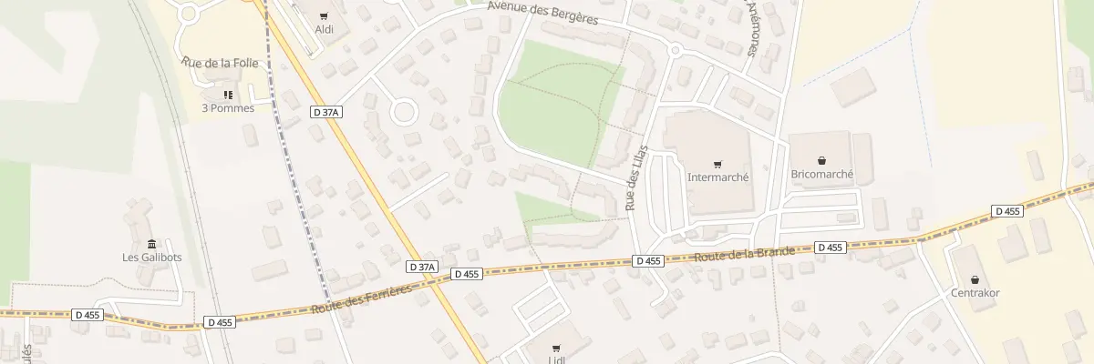 Plan du 11 Rue des Marguerites à Malicorne