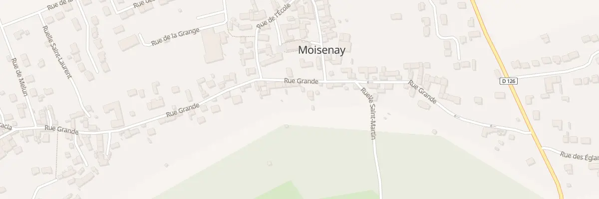 Plan du 14 Rue Grande à Moisenay