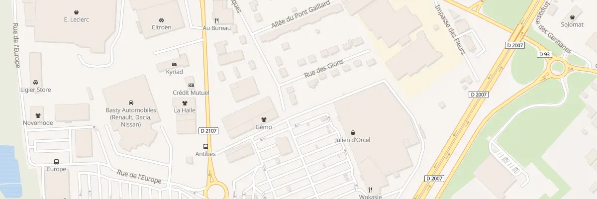 Plan du 279 Rue Saint Jacques à Amilly