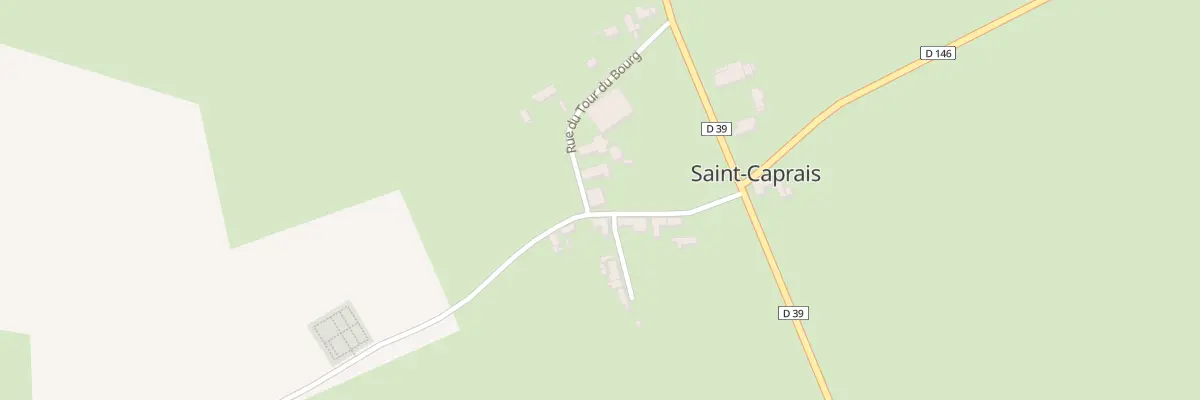 Plan du 10 Rue du Tour du Bourg à Saint-Caprais