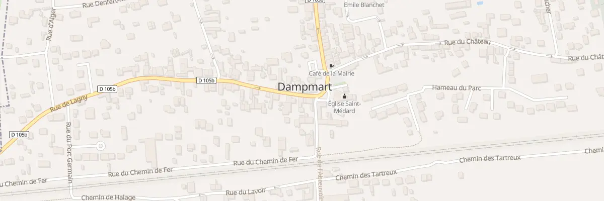 Plan du 5 Rue de Lagny à Dampmart