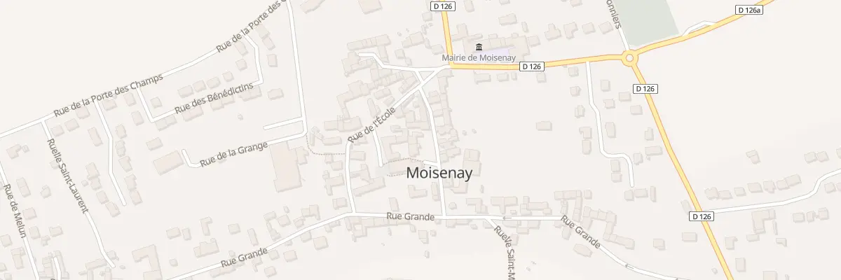 Plan du 5 Rue de l’Enfer à Moisenay
