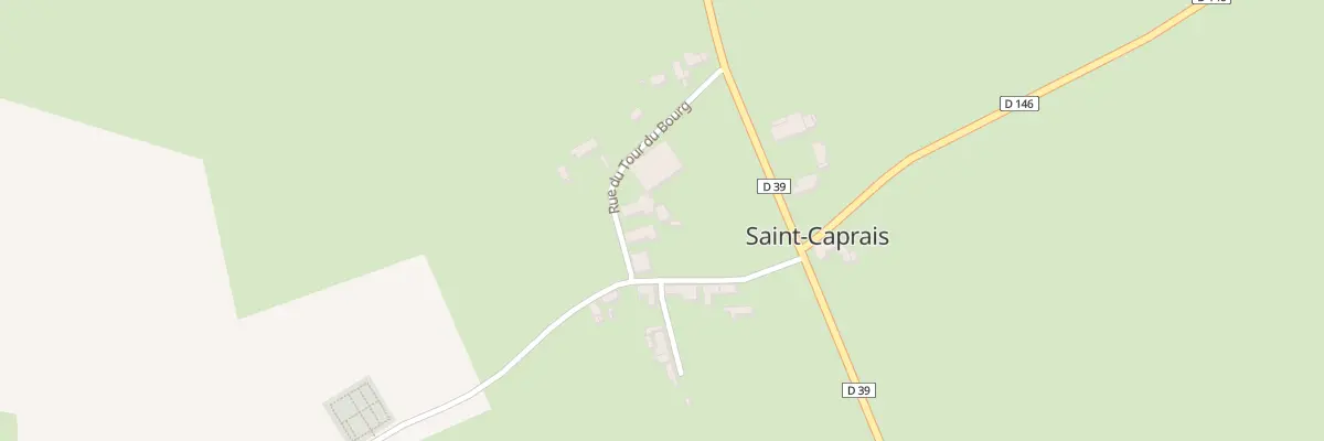 Plan du 12 Rue du Tour du Bourg à Saint-Caprais