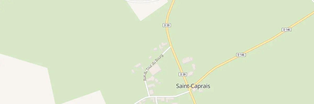 Plan du 23 Rue du Tour du Bourg à Saint-Caprais