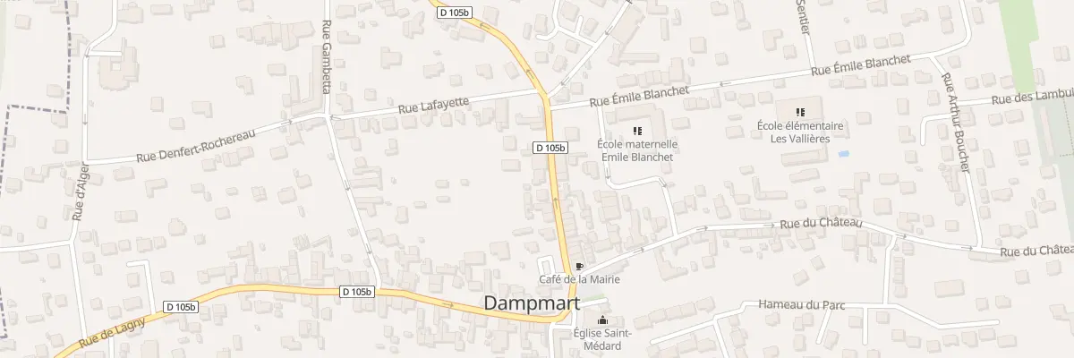 Plan du 11 Rue de la République à Dampmart
