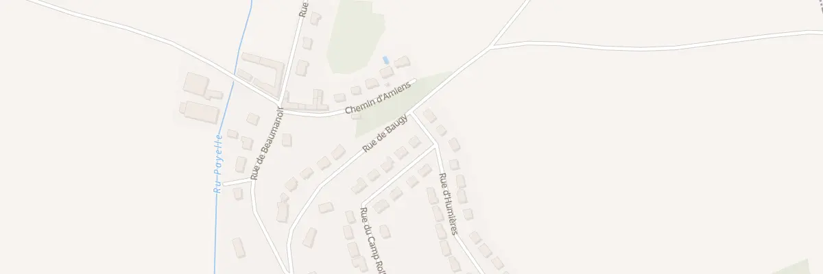 Plan du 1 Rue du Camp Rolland à Lachelle