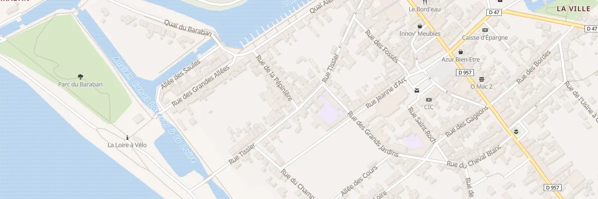 Plan du 29 Rue de la Pepinière à Briare