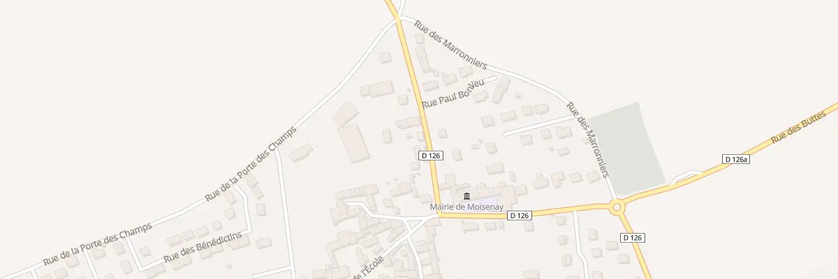 Plan du 2 Rue de la Boucle à Moisenay
