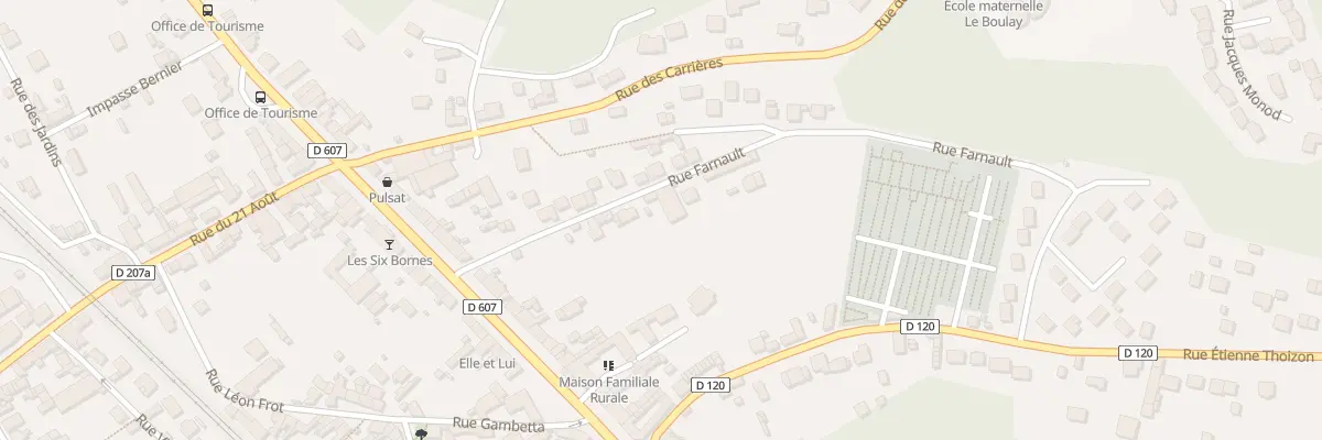 Plan du 8 Rue Farnault à Souppes-sur-Loing