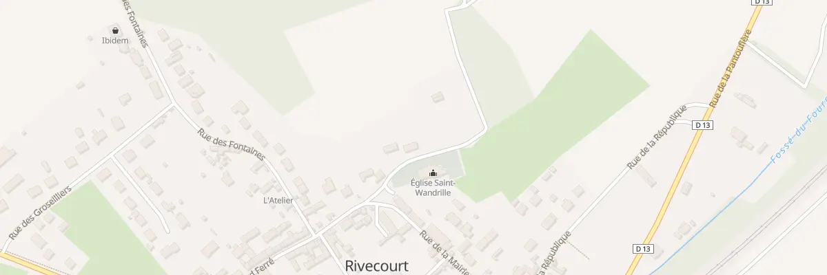 Plan du 3 Vc Cavee du Moulin à Rivecourt