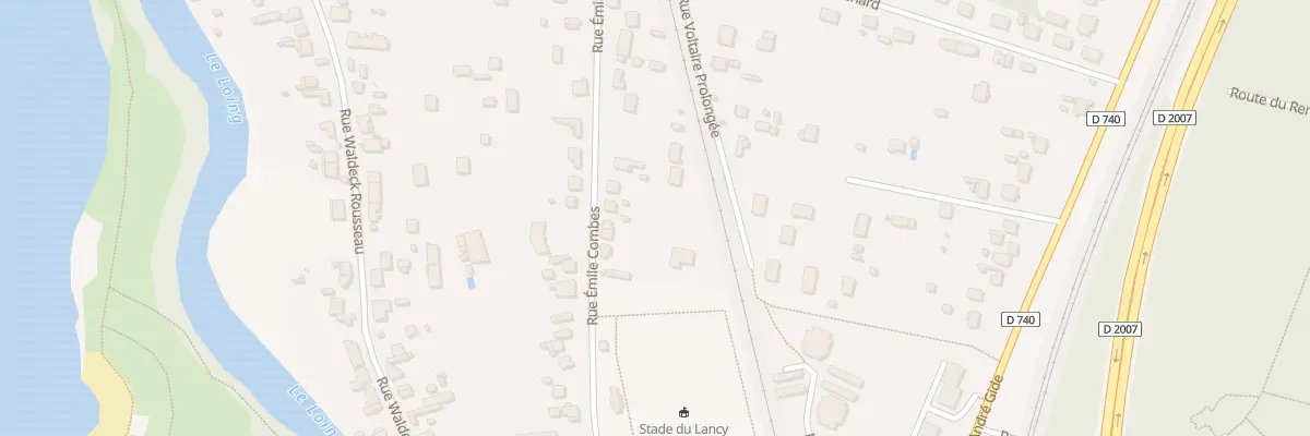 Plan du 18 Rue Emile Combes à Châlette-sur-Loing