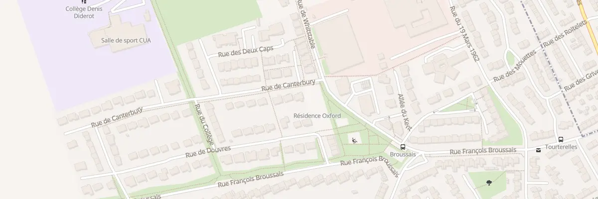 Plan du 2 Rue de Canterbury à Dainville