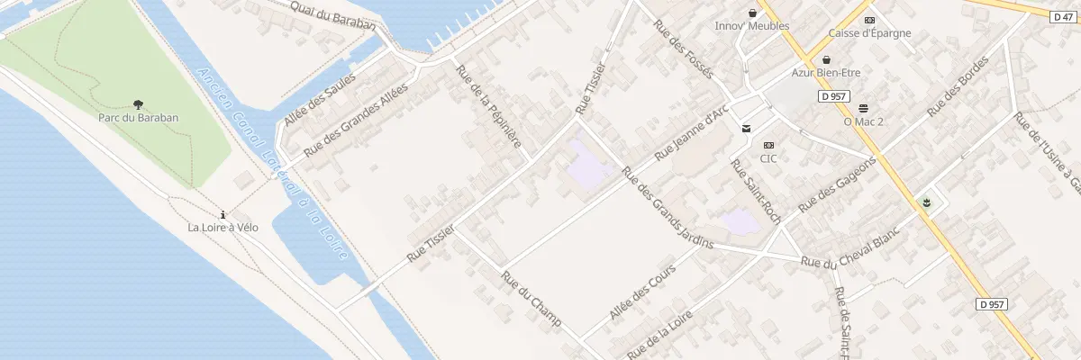 Plan du 43 Rue Tissier à Briare
