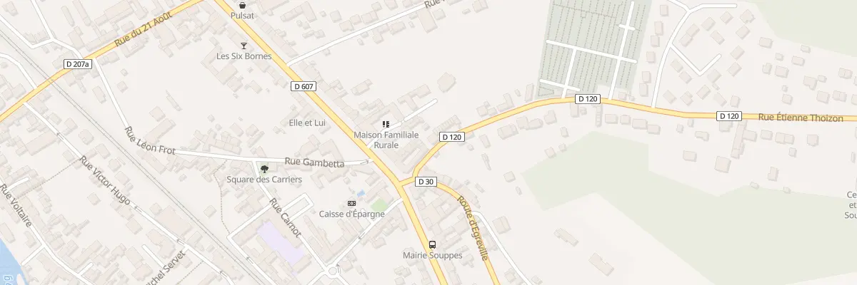 Plan du 1B Rue Etienne Thoizon à Souppes-sur-Loing