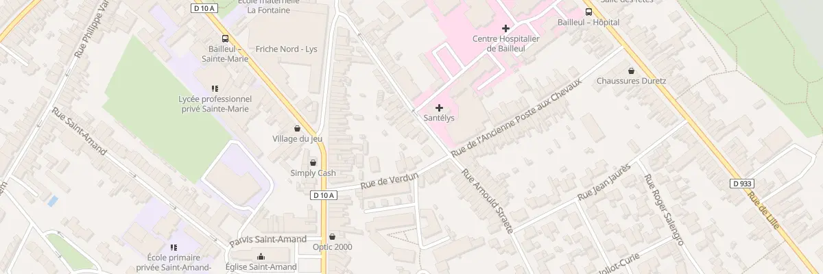 Plan du 18 Rue Arnould Straete à Bailleul
