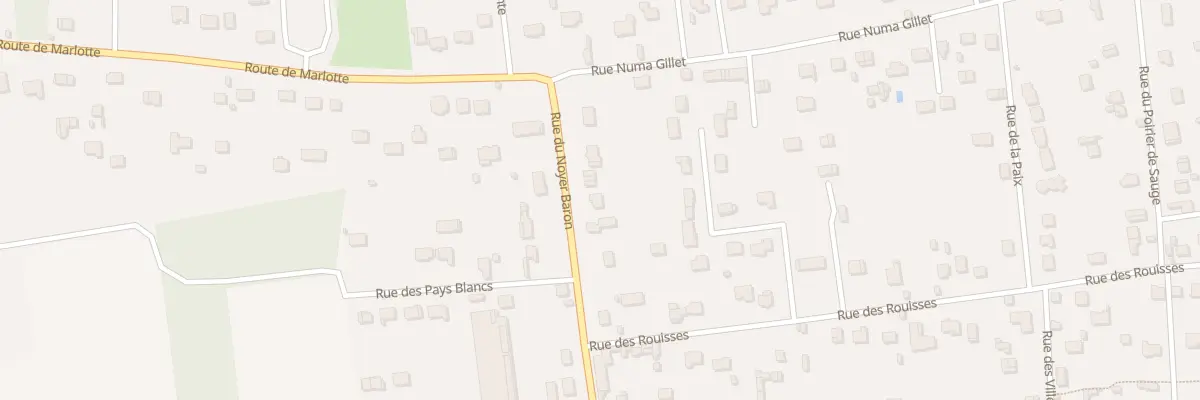 Plan du 12 Rue du Noyer Baron à Montigny-sur-Loing