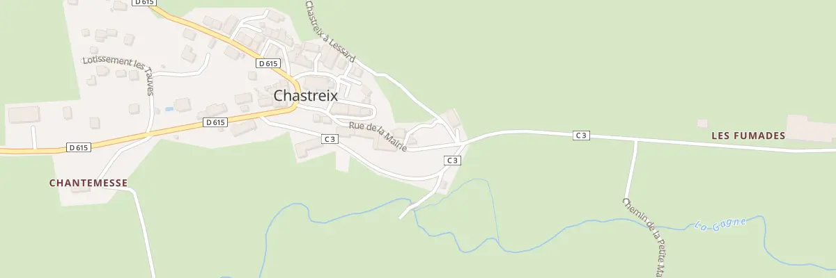 Plan du 5004 Le Bourg à Chastreix