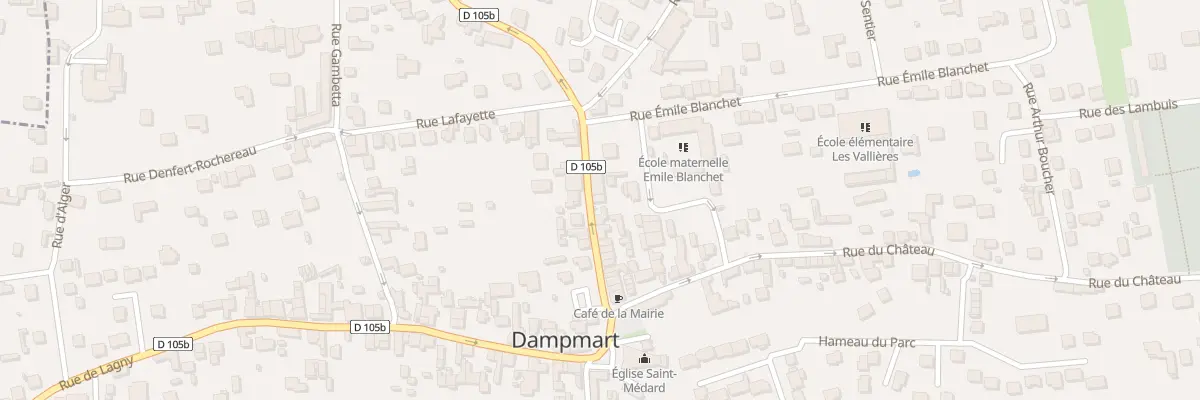 Plan du 22 Rue de la République à Dampmart