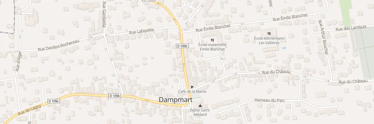 Plan du 20 Rue de la République à Dampmart