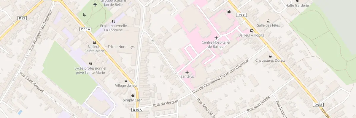 Plan du 21B Rue Arnould Straete à Bailleul