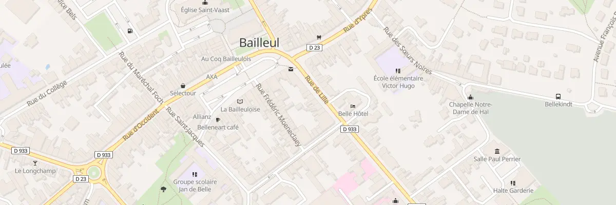 Plan du 6 Rue de Lille à Bailleul