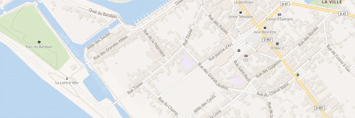 Plan du 37 Rue Tissier à Briare
