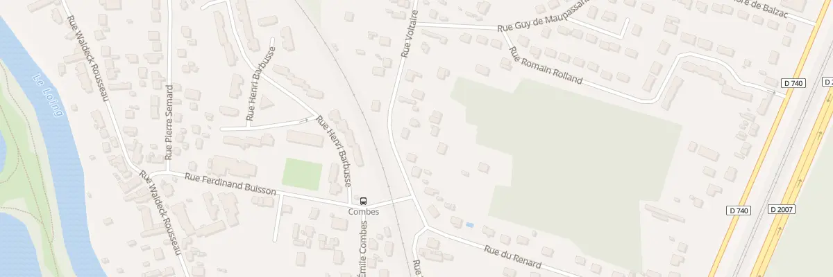 Plan du 10 Rue Voltaire à Châlette-sur-Loing