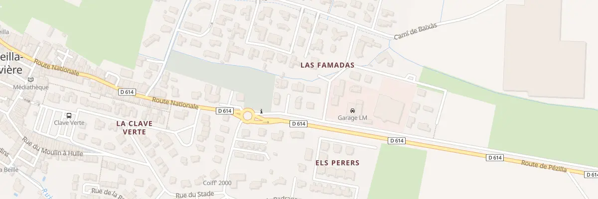 Plan du 2 Imp Claude Simon à Corneilla-la-Rivière