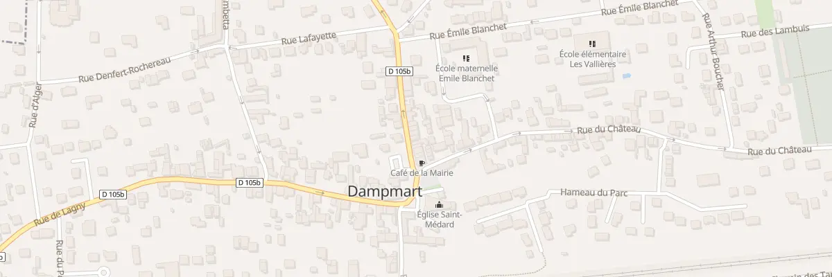 Plan du 10 Rue de la République à Dampmart