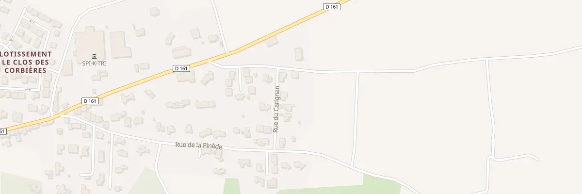 Plan du 3 Rue du Carignan à Ferrals-les-Corbières