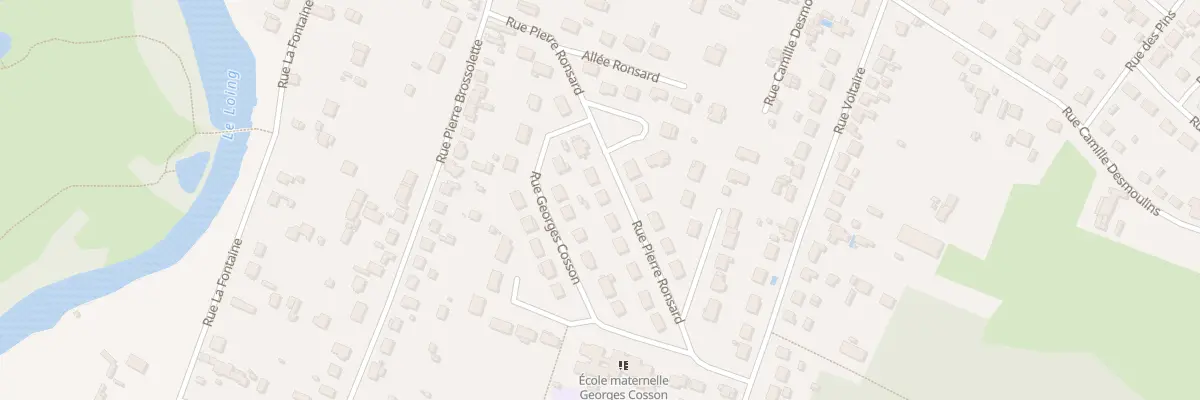 Plan du 12 Rue Pierre Ronsard à Châlette-sur-Loing