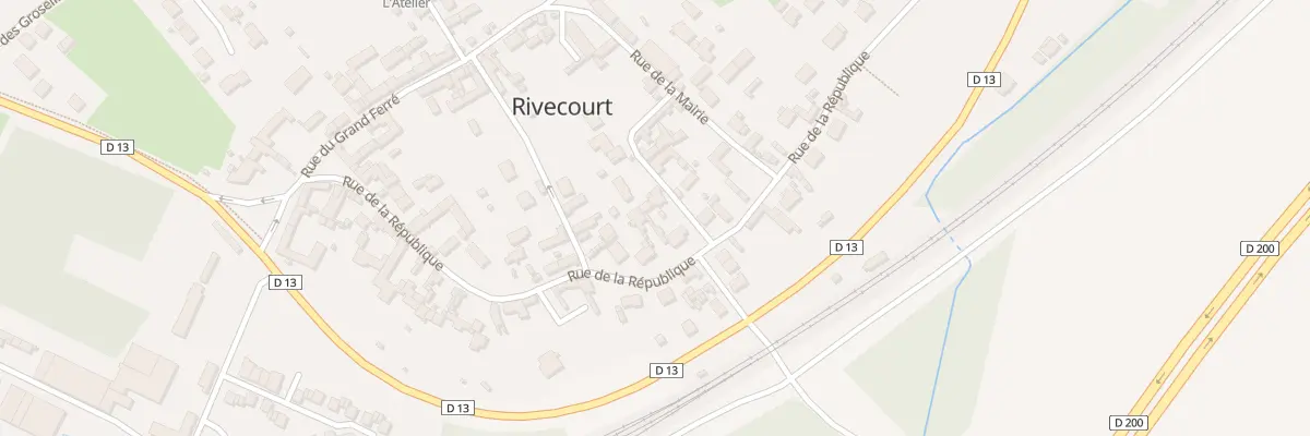 Plan du 10 Rue du Puits du Mulet à Rivecourt
