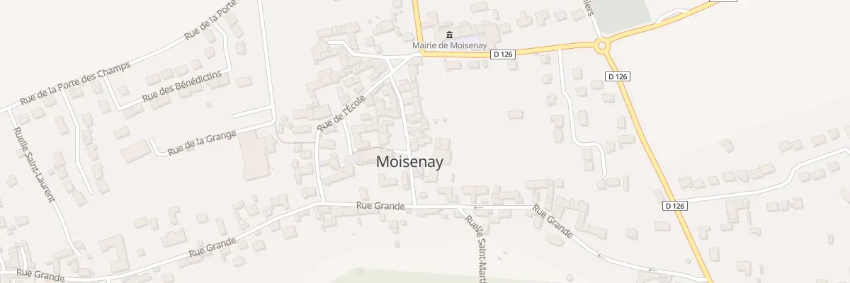 Plan du 14 Rue de l’Enfer à Moisenay