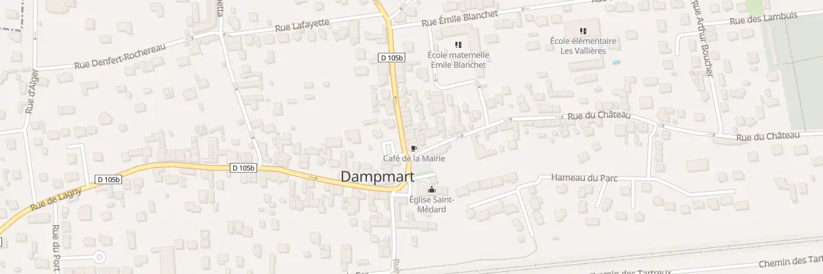 Plan du 5 Rue du Chateau à Dampmart