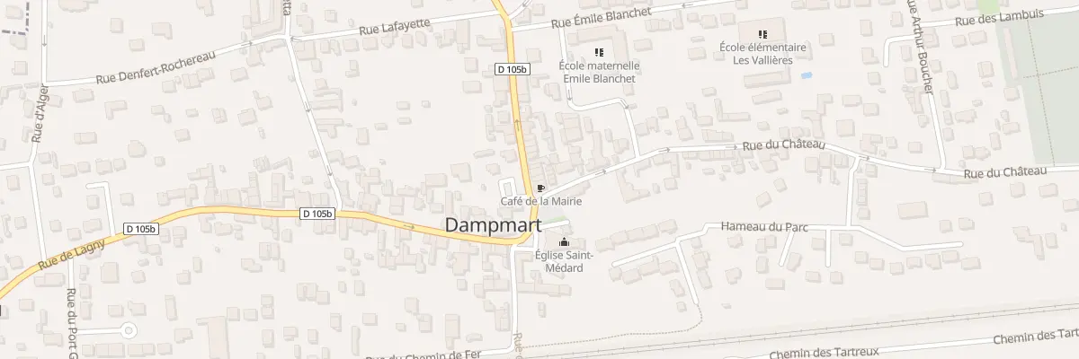 Plan du 3 Rue du Chateau à Dampmart