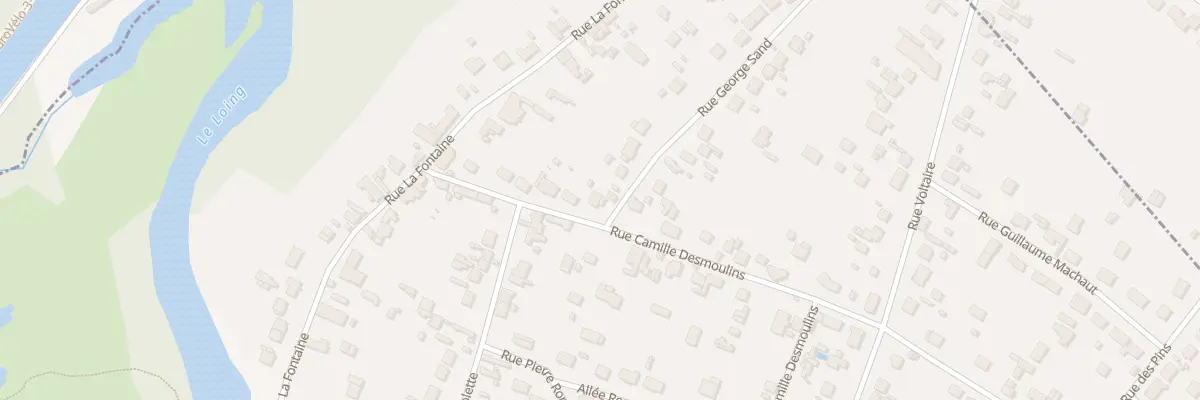Plan du 11 Rue Camille Desmoulins à Châlette-sur-Loing