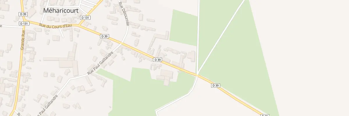 Plan du 5093 Rue de Maucourt à Méharicourt