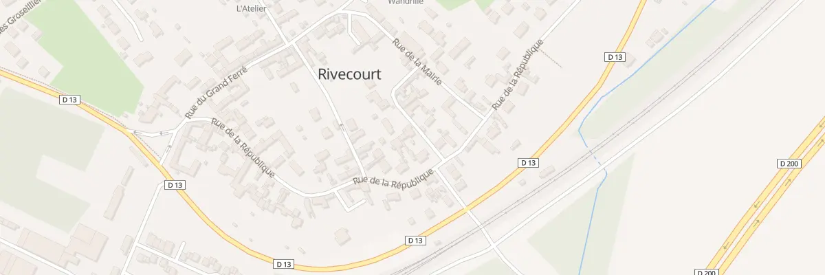 Plan du 8 Rue du Puits du Mulet à Rivecourt