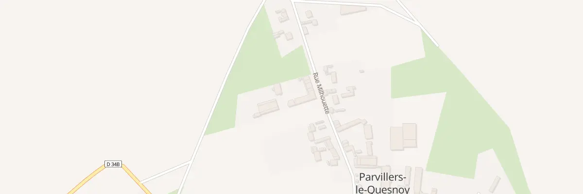 Plan du 9 Rue Milhouette à Parvillers-le-Quesnoy