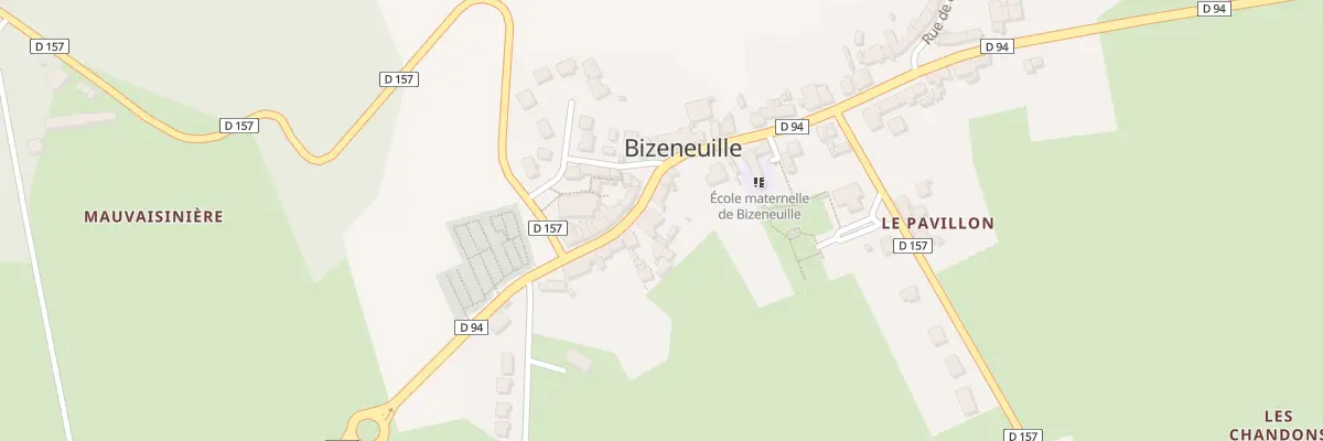Plan du 16 Rte de Cosne à Bizeneuille