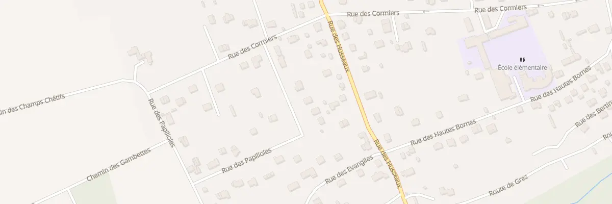 Plan du 30 Rue des Housseaux à Montigny-sur-Loing