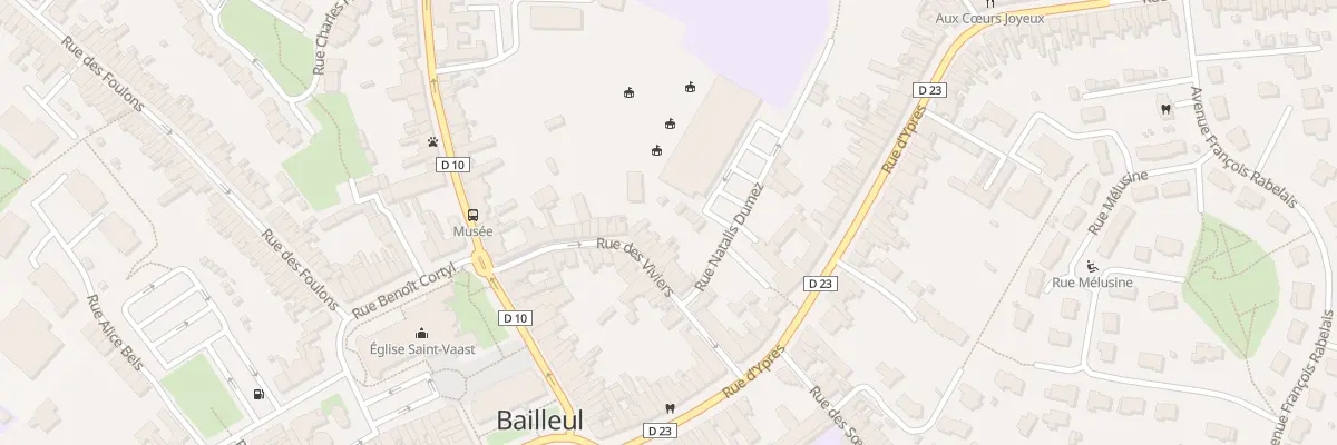 Plan du 23 Rue des Viviers à Bailleul