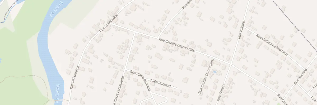 Plan du 16B Rue Camille Desmoulins à Châlette-sur-Loing