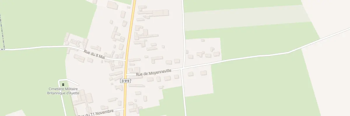 Plan du 1T Rue de Moyenneville à Ayette